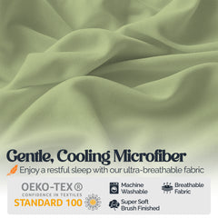 Bed Goals: Cozy Core Buttery Soft Bamboo Blend Sheets – Cooling, Wrinkle-Resistant 4-Piece Set w/ Deep Pockets – Twin, Full, Queen, King, Cal King