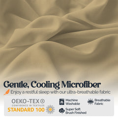 Slay Your Sleep: Cloud-Soft Cooling Bamboo Blend Sheets – 6-Piece Set w/ Deep Pockets – Breathable, All-Season Bedding, No Wrinkles, No Stress, Cozy Vibes Only – Twin, Full, Queen, King, Cal King