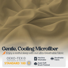 Slay Your Sleep: Cloud-Soft Cooling Bamboo Blend Sheets – 6-Piece Set w/ Deep Pockets – Breathable, All-Season Bedding, No Wrinkles, No Stress, Cozy Vibes Only – Twin, Full, Queen, King, Cal King