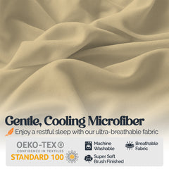 Slay Your Sleep: Cloud-Soft Cooling Bamboo Blend Sheets – 6-Piece Set w/ Deep Pockets – Breathable, All-Season Bedding, No Wrinkles, No Stress, Cozy Vibes Only – Twin, Full, Queen, King, Cal King