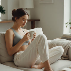 Seamless Total Comfort Bra – Wireless, Tagless & Ultra-Soft Everyday Bra with Removable Pads – Smooth Full-Coverage Lounge Bra for All-Day Comfort (5 Colors)