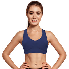 Seamless Total Comfort Bra – Wireless, Tagless & Ultra-Soft Everyday Bra with Removable Pads – Smooth Full-Coverage Lounge Bra for All-Day Comfort (5 Colors)