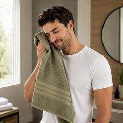Cozy Home 100% Cotton 6-Piece Towel Set – Ultra Soft & Absorbent Bath, Hand & Washcloth Towels – Quick Dry Luxury Bathroom Towels for Home & Guest Use