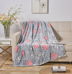 All-Star Glow in the Dark Fleece Blanket – Lightweight Sports Throw for Kids, Teens & Game Nights – 50” x 60” Soft, Cozy, Machine Washable
