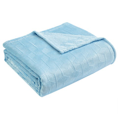 Luxe Armani Embossed Microplush Blanket – Ultra Soft, All-Season Blanket for Bed or Couch – Lightweight, Cozy & Machine Washable – Queen & King Sizes