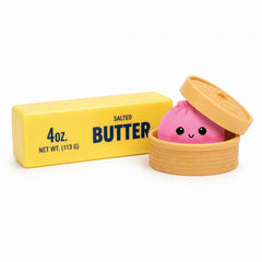 Squishy Dumpling & Butter Squishy Combo Pack – Slow Rising Sensory Fidget Toy Set for Kids, Teens & Adults – Cute Stress Relief Squeeze Toys