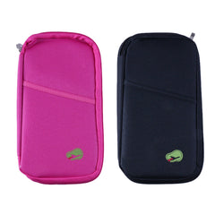 Travel Wallet & Passport Holder, Water-Resistant Organizer with 14 Compartments, 1 or 2 Pack