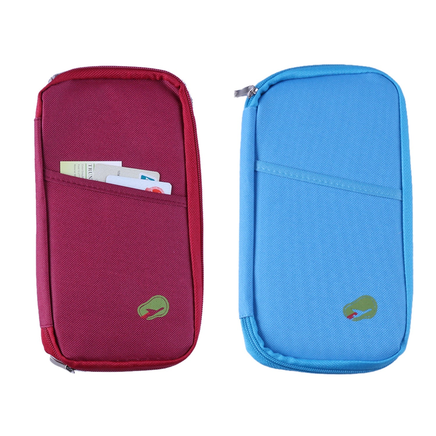 Travel Wallet & Passport Holder, Water-Resistant Organizer with 14 Compartments, 1 or 2 Pack