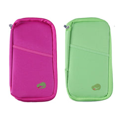 Travel Wallet & Passport Holder, Water-Resistant Organizer with 14 Compartments, 1 or 2 Pack