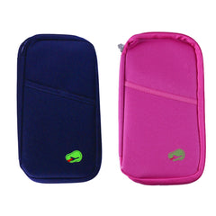 Travel Wallet & Passport Holder, Water-Resistant Organizer with 14 Compartments, 1 or 2 Pack