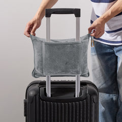2-in-1 Travel Blanket & Pillow – Ultra Soft Micro Plush Airplane Blanket with Built-In Carry Case (40" x 70") – Lightweight, Compact & Machine Washable Travel Essential