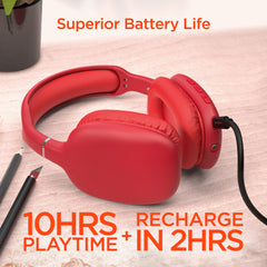Wireless Bluetooth Over-Ear Headphones – HD Stereo Sound, Deep Bass, Built-In Microphone, Memory Foam Ear Cushions & 10-Hour Battery Life for Music, Calls, Travel & Gaming