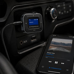 IntelliCast Flight Wireless Audio Adapter – Bluetooth 5.3 Transmitter & Receiver for Airplane Entertainment Systems, Wireless Headphones & Earbuds, Dual Device Pairing, LCD Display & 20-Hour Battery Life | Black