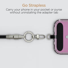 2-in-1 Crossbody Phone Strap with USB-C Charging Cable – Hands-Free Braided Phone Lanyard & 60W Fast Charge Cable Compatible with iPhone 15/16, Samsung Galaxy, Pixel & More