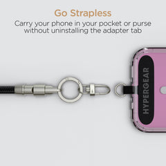2-in-1 Crossbody Phone Strap with USB-C Charging Cable – Hands-Free Braided Phone Lanyard & 60W Fast Charge Cable Compatible with iPhone 15/16, Samsung Galaxy, Pixel & More