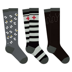 Medicine 101 Compression Socks (3-Pairs)