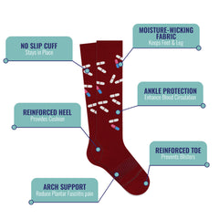 Energizing Socks for Medical Professionals (3-Pairs)