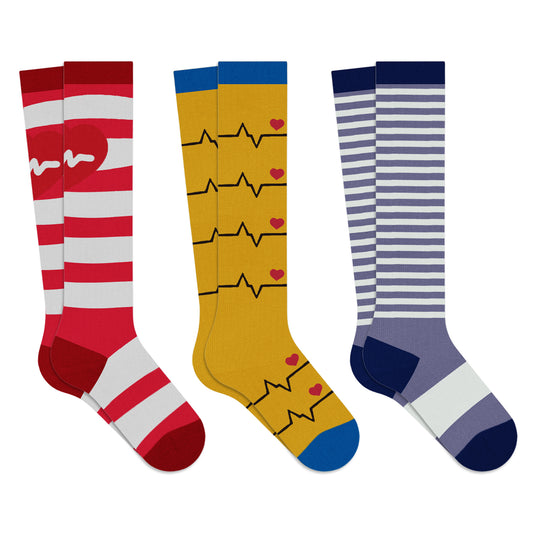 Nurses Compression Socks (3-Pairs)