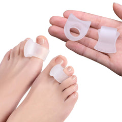 4-Pack: Silicone Gel toe separators and Bunion Correctors