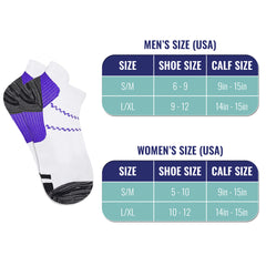6-Pairs: High Energy Ankle Compression Socks