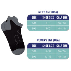 6-Pairs: Nurse Inspired Ankle-Length Compression Socks