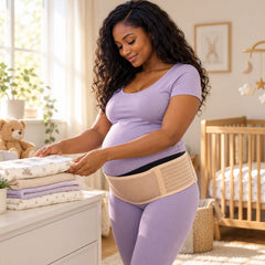 Maternity Belly Support Belt, Breathable Stretch Pregnancy Back & Waist Wrap