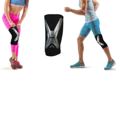 Knee Compression Sleeve, Pull-On Stretch Knee Support Brace for Everyday Movement