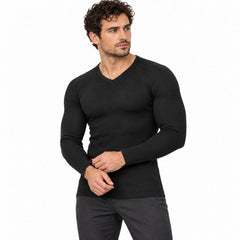 Men's Long-Sleeve Compression Shirt, Stretch Thermal Workout Base Layer