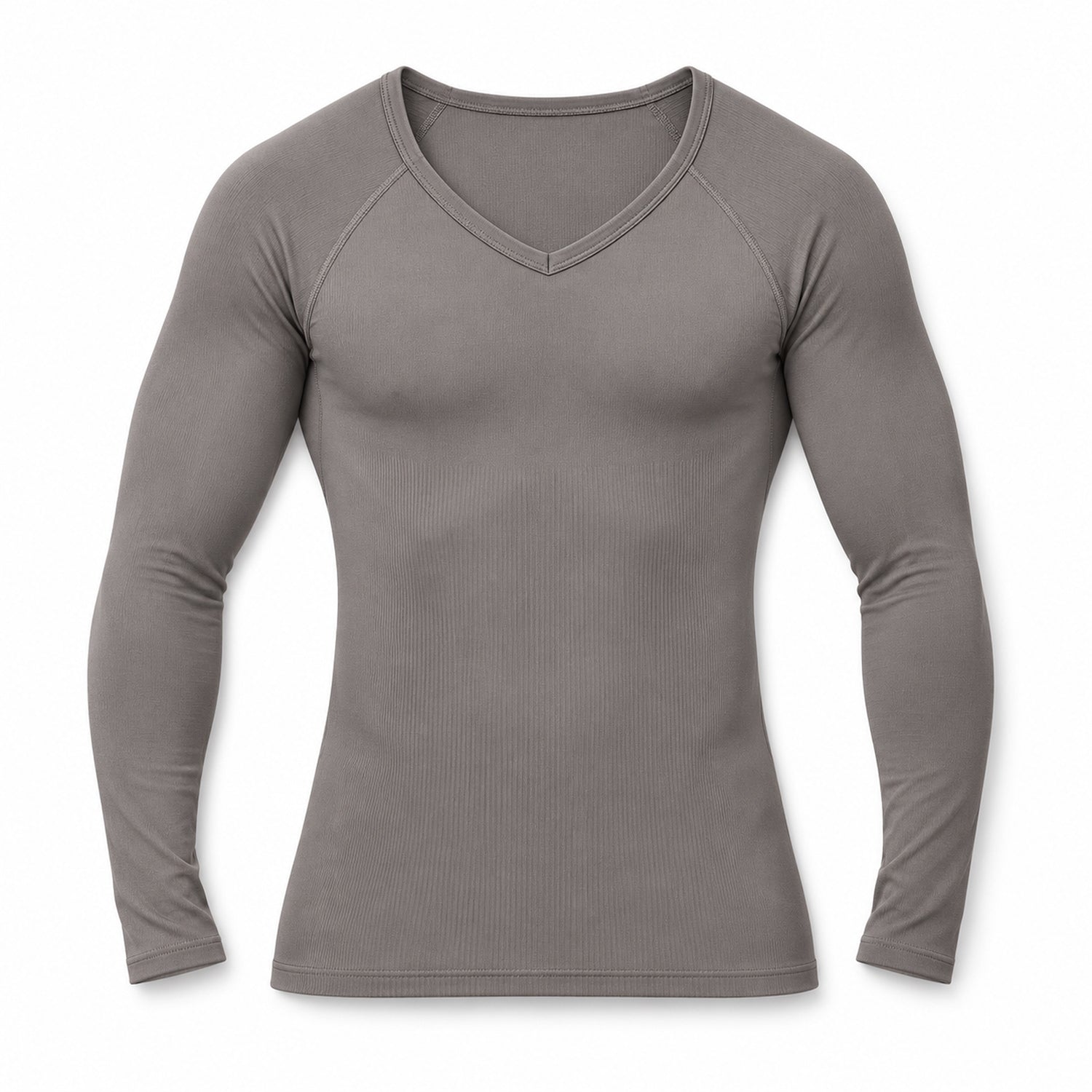 Men's Long-Sleeve Compression Shirt, Stretch Thermal Workout Base Layer