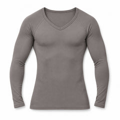 Men's Long-Sleeve Compression Shirt, Stretch Thermal Workout Base Layer