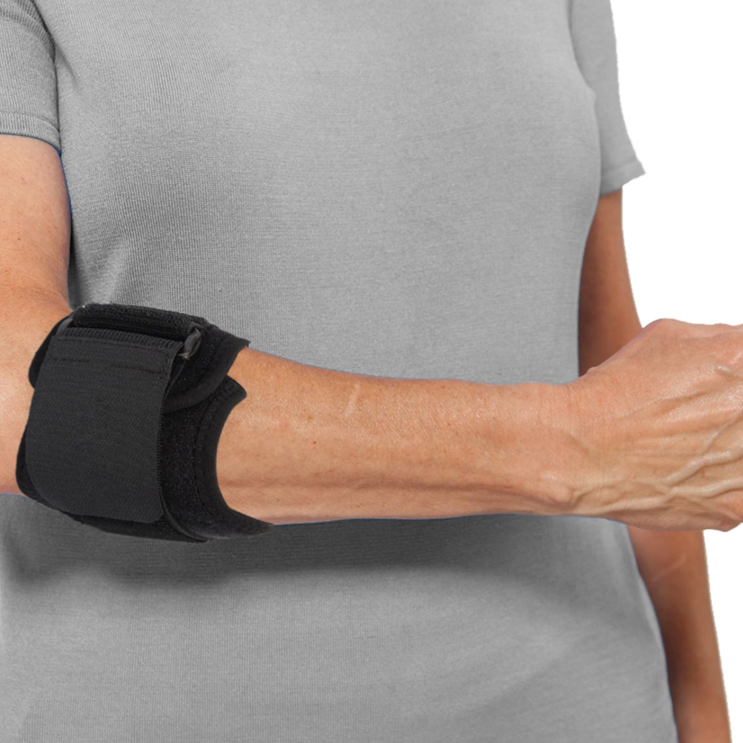 Adjustable Tennis Elbow Strap, Latex-Free Forearm Support for Men & Women, 1 or 2 Pack