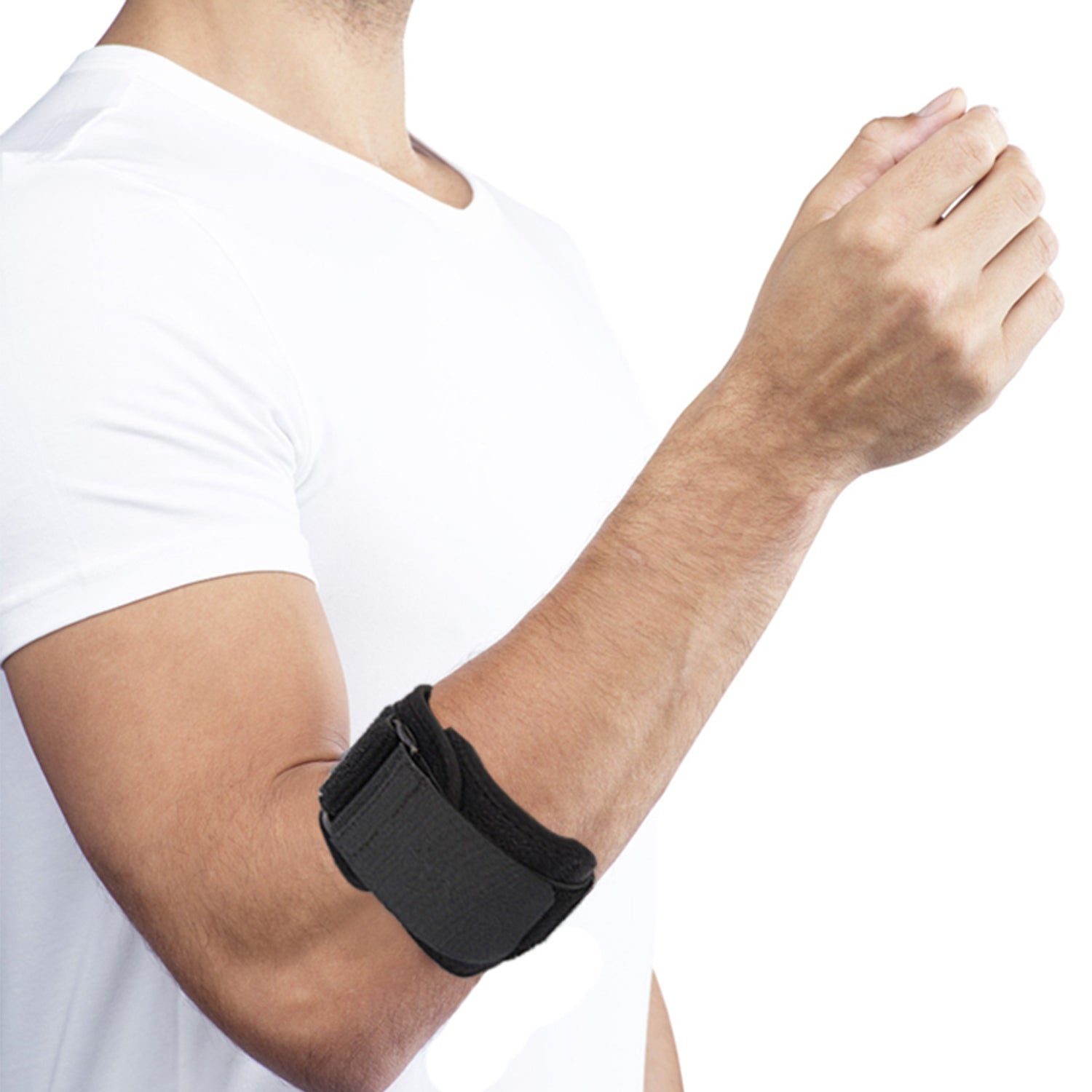 Adjustable Tennis Elbow Strap, Latex-Free Forearm Support for Men & Women, 1 or 2 Pack