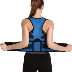Adjustable Lower Back Support Brace, Double-Pull Compression Waist Belt