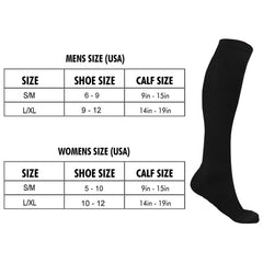 6-Pairs Women's Graduated Compression Trouser Socks – Anti-Fatigue Knee High Support Socks for Tired Legs, Travel, Work, Office, Standing & Sitting, Lightweight Business Casual Socks