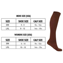 6-Pairs Women's Graduated Compression Trouser Socks – Anti-Fatigue Knee High Support Socks for Tired Legs, Travel, Work, Office, Standing & Sitting, Lightweight Business Casual Socks