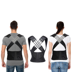 Adjustable Back and Posture Straightening Corrector with Clavicle Support Shoulder Brace