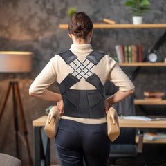 Adjustable Back and Posture Straightening Corrector with Clavicle Support Shoulder Brace