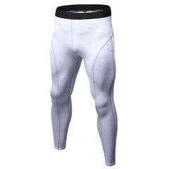 Men's Quick-Dry Compression Pants, Stretch Workout Leggings, One Size