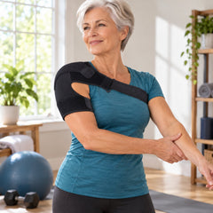 Adjustable Shoulder Support Brace, Left or Right Shoulder Wrap, 1 or 2 Pack
