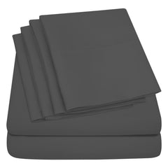 6-Piece: 2200 Series Egyptian Softness Microfiber Sheets – Ultra Soft, Cooling & Deep Pocket