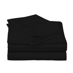 4-Piece: Bamboo Blend Bed Sheets – Soft Vibes, Color + Size Flexibility