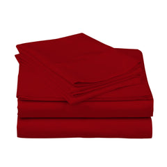4-Piece: Bamboo Blend Bed Sheets – Soft Vibes, Color + Size Flexibility