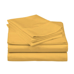 4-Piece: Bamboo Blend Bed Sheets – Soft Vibes, Color + Size Flexibility