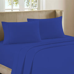 4-Piece: Full Bamboo Sheet Set – Ultra Soft, Breathable & Wrinkle Resistant