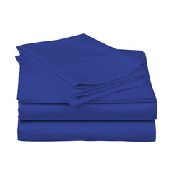 4-Piece: Bamboo Blend Bed Sheets – Soft Vibes, Color + Size Flexibility
