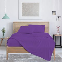 4-Piece: Bamboo Blend Bed Sheets – Soft Vibes, Color + Size Flexibility