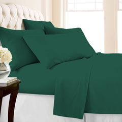 1800 Thread Count Bamboo Sheets – Double Brushed, Soft & Breathable, Deep Pocket Set