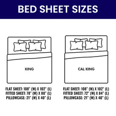 1800 TC King & California King Bamboo Sheets – Double Brushed, Soft, Breathable & Durable