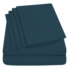 Super Soft Bamboo Blend Bed Sheets – 1800 TC, Cooling Vibe, Deep Pocket Queen Sheet Set for Chill Sleep
