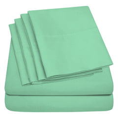1800 Thread Count Bamboo Sheets – Double Brushed, Soft & Breathable, Deep Pocket Set